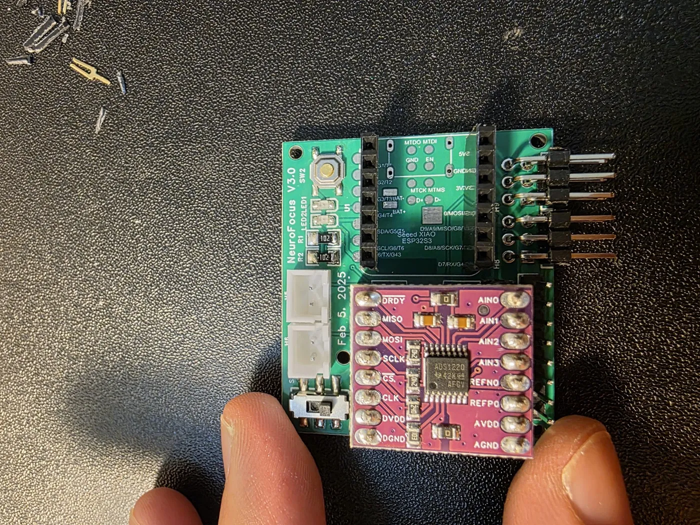 Bench testing electrodes